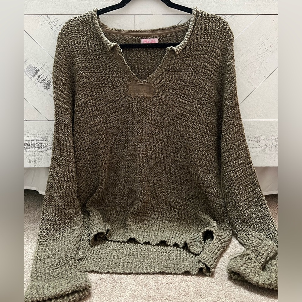 Pink Lily Sweater